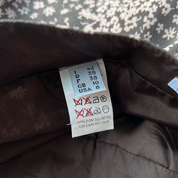 Moschino Cheap and Chic Floral Silk Skirt Size 8 - Picture 8 of 9